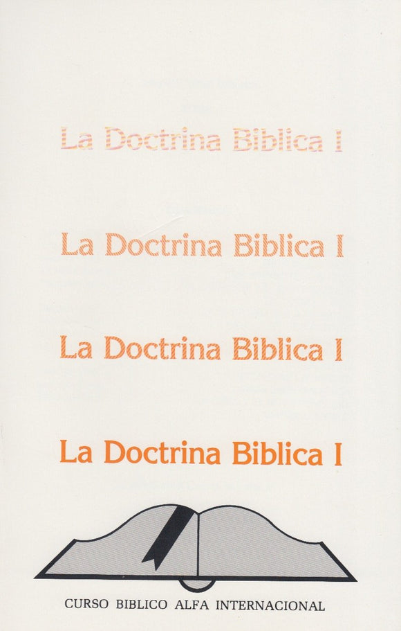 La Doctrina Bíblica I - (curso Bíblico Alfa Internacional)